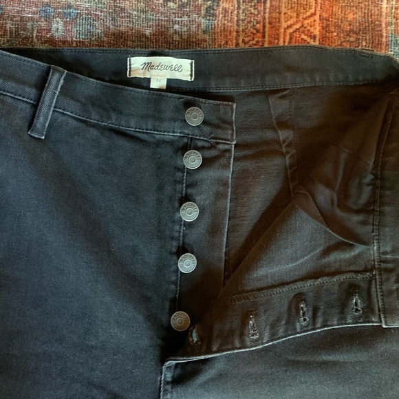NWT 🌼 Madewell High Waist Button Fly Crop Jeans - Picture 5 of 8